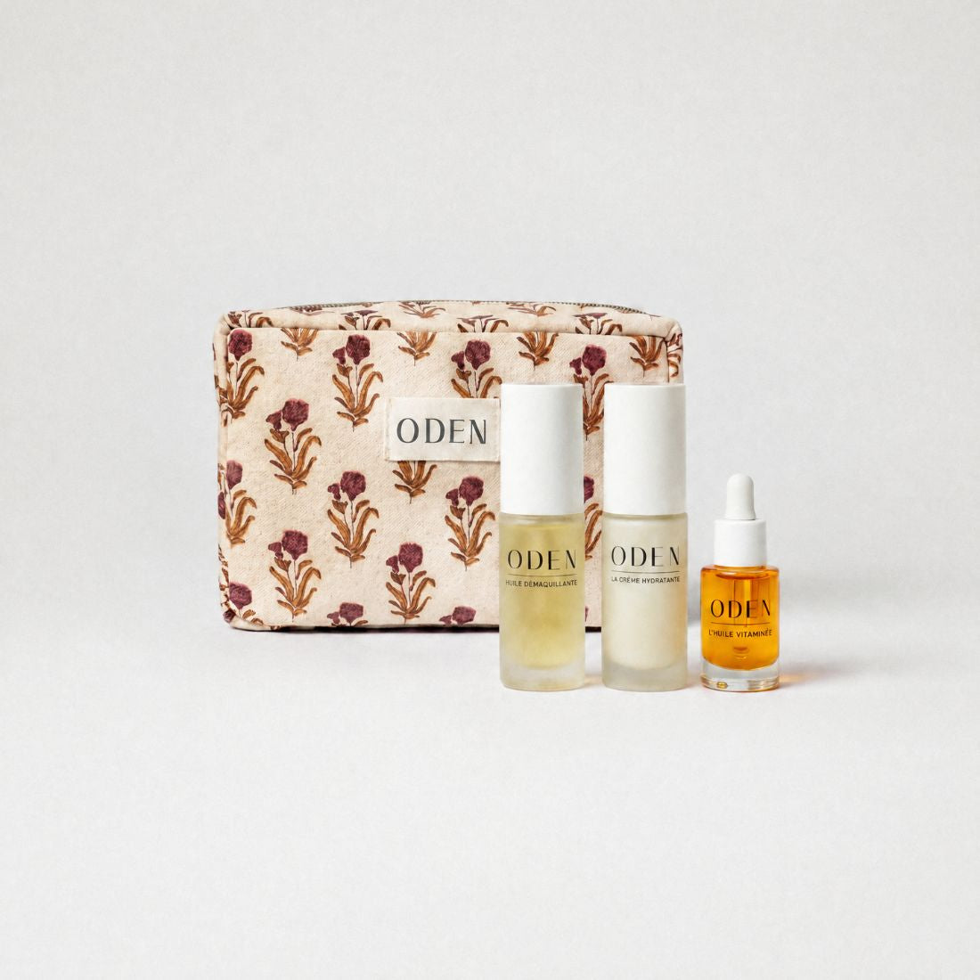 ODEN Best-seller mini set with cotton cosmetic bag